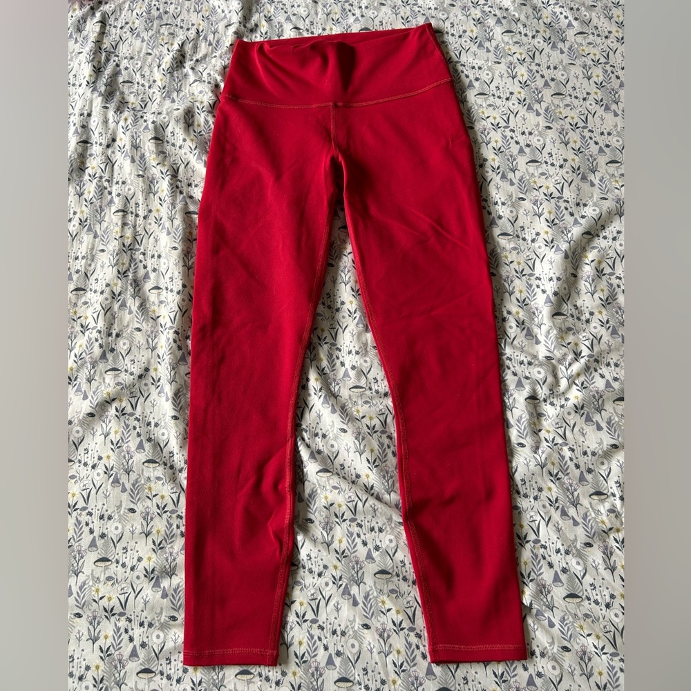 Red Fabletics Leggings